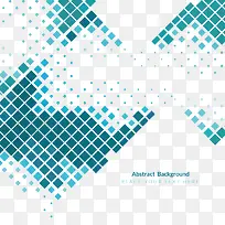 矢量蓝色方块装饰图案-空若网 矢量蓝色方块装饰图案-空若网