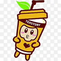 可爱表情吸管饮料-空若网 可爱表情吸管饮料-空若网