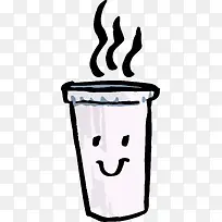 可爱手绘咖啡杯图-空若网 可爱手绘咖啡杯图-空若网