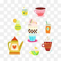 可爱卡通奶茶杯子-空若网 可爱卡通奶茶杯子-空若网