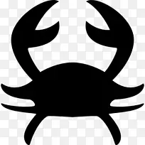 蟹形计算机图标癌症符号-癌症占星术-空若网 蟹形计算机图标癌症符号-癌症占星术-空若网