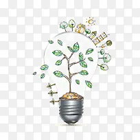 卡通手绘灯泡-空若网 卡通手绘灯泡-空若网