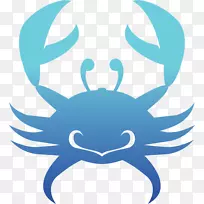 海洋动画剪贴画.癌症标志-空若网 海洋动画剪贴画.癌症标志-空若网