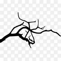 树枝轮廓-树枝-空若网 树枝轮廓-树枝-空若网