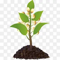 金钱卡通树-空若网 金钱卡通树-空若网