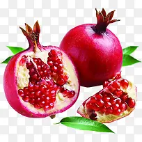 切开的红石榴水果-空若网 切开的红石榴水果-空若网