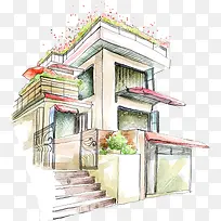 可爱卡通小别墅小屋-空若网 可爱卡通小别墅小屋-空若网