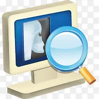 放大镜png矢量素材-空若网 放大镜png矢量素材-空若网