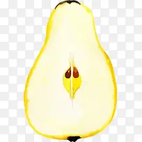 夏季水果切半梨子-空若网 夏季水果切半梨子-空若网