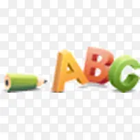 可爱铅笔写字ABC-空若网 可爱铅笔写字ABC-空若网