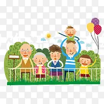 家人踏青-空若网 家人踏青-空若网