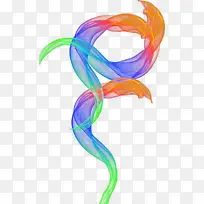 好看的彩色丝带-空若网 好看的彩色丝带-空若网