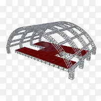 圆形舞台灯光架-空若网 圆形舞台灯光架-空若网