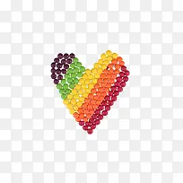 创意水果心型-空若网 创意水果心型-空若网