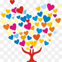 心型组成的树-空若网 心型组成的树-空若网