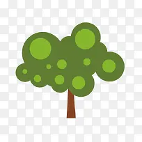 深绿色的小树-空若网 深绿色的小树-空若网