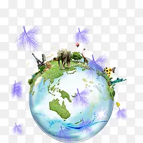 玻璃小地球-空若网 玻璃小地球-空若网