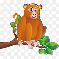 树枝上的猴子-空若网 树枝上的猴子-空若网