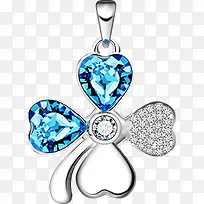 闪耀宝石四叶草吊坠-空若网 闪耀宝石四叶草吊坠-空若网