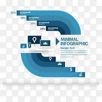 矢量蓝色曲线分析图-空若网 矢量蓝色曲线分析图-空若网