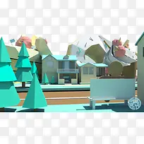 创意设计村落图.-空若网 创意设计村落图.-空若网