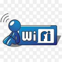 异形WIFI桌贴墙贴玻璃贴05-空若网 异形WIFI桌贴墙贴玻璃贴05-空若网