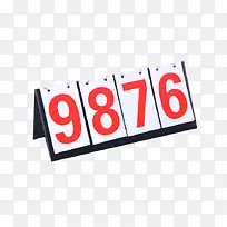 四位数计数牌素材-空若网 四位数计数牌素材-空若网