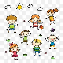可爱孩童玩耍图-空若网 可爱孩童玩耍图-空若网