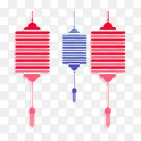 卡通手绘彩色喜庆中秋节灯笼-空若网 卡通手绘彩色喜庆中秋节灯笼-空若网