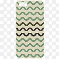条纹波浪矢量手机壳-空若网 条纹波浪矢量手机壳-空若网