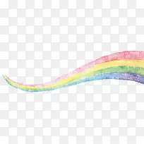 手绘彩色墨迹彩虹-空若网 手绘彩色墨迹彩虹-空若网