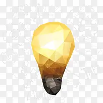 生活创意橙色灯泡-空若网 生活创意橙色灯泡-空若网