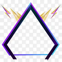 创意合成三角形支架效果渐变色-空若网 创意合成三角形支架效果渐变色-空若网