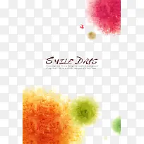 多彩水彩图案底纹背景PSD分层-空若网 多彩水彩图案底纹背景PSD分层-空若网