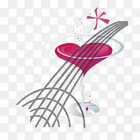 爱心酒杯-空若网 爱心酒杯-空若网