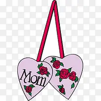 母亲节元素矢量-空若网 母亲节元素矢量-空若网