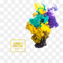 彩色墨水效果-空若网 彩色墨水效果-空若网