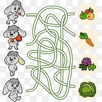 白兔选食物-空若网 白兔选食物-空若网