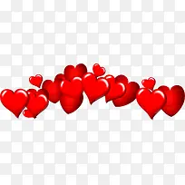 七夕飘动爱心素材-空若网 七夕飘动爱心素材-空若网