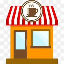 橙色卡通小屋-空若网 橙色卡通小屋-空若网