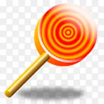 橙色棒棒糖图片素材-空若网 橙色棒棒糖图片素材-空若网