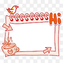 小鸟幼儿彩色边框-空若网 小鸟幼儿彩色边框-空若网