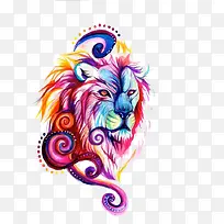 彩色狮子-空若网 彩色狮子-空若网