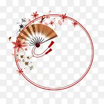 精美扇子边框-空若网 精美扇子边框-空若网