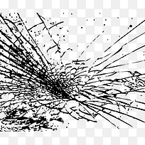 玻璃裂纹-空若网 玻璃裂纹-空若网