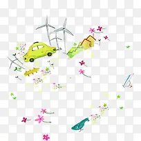 卡通背景素材-空若网 卡通背景素材-空若网