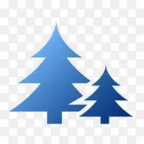 矢量松树素材-空若网 矢量松树素材-空若网