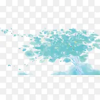 矢量水彩树-空若网 矢量水彩树-空若网