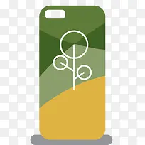 扁平风格树木手机壳-空若网 扁平风格树木手机壳-空若网