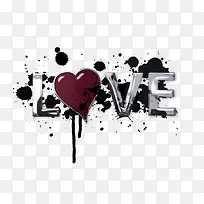 爱心英文装饰-空若网 爱心英文装饰-空若网
